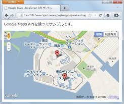 マーカーの作成 マーカー Google Maps Javascript Api入門