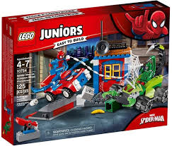 Lego Juniors Spider Man Vs Scorpion Street Showdown Set 10754 Lego Juniors Lego Spiderman