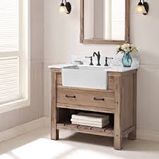 Experience true resilience with the vigo white matte stone™ farmhouse apron front/undermount kitchen sink. Fairmont Designs 1507 Fv36 Napa 36 Farmhouse Vanity Qualitybath Com