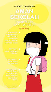Gm label medium area wajib pakai masker areawajibmasker. Aman Sekolah Tatap Muka Saat Pandemi Covid 19