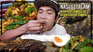 Sambal terbaik untuk nasi lemak. Nasi Setalam Ikan Keli Bendi Sambal Ijo Alhamdulillah Kenyang Sudah Eating Show W Asmr Youtube