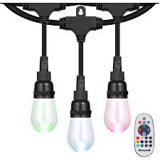Honeywell 12 Light 24ft Color Change Led String Lights With Remote In The String Lights Department At Lowes Com