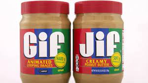 Jif Peanut Butter Enters The Gif Debate With Special Jars Dieline Peanut Butter Brands Jif Jif Peanut Butter