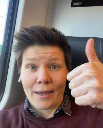 Hello from your pal Petrie upon a train. Behold my haggard eyes and ageing  face. The good news is I am saying THUMBS UP to SHEFFIELD for nearly  selling out the Leadmill