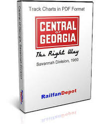 Central Of Georgia Track Chart Savannah Division 1960 Pdf On Cd Railfandepot 634972952540 Ebay