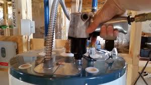 Remember your heater is full of potentially scalding hot water and by draining the 5 gallons and opening a hot water tap somewhere. How To Replace The Anode Rod In A Hot Water Heater Eliminate Rotten Egg Odor Practical Mechanic
