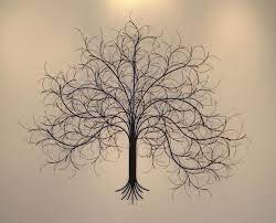 Trees Metal Wall Art Decor Metal Wall Sculpture Gurtan Iron Wall Art Wall Sculpture Art Metal Tree Wall Art