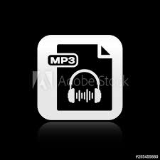 Computer icons mp3, others, miscellaneous, image file formats, text png. Black Mp3 File Document Download Mp3 Button Icon Isolated On Black Background Mp3 Music Format Sign Mp3 File Symbol Silver Square Button Vector Illustration Stock Vector Adobe Stock