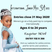 Tuesday evening it was all excitement as hopefuls who made it to miss south africa 2021 top 30 were announced. Entries For International Jnr Miss South Africa Facebook