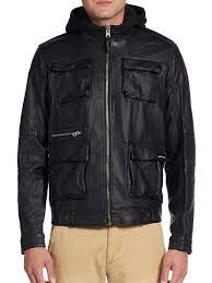 Members Only Faux Leather Field Jacket Men Size Medium Black Hooded Full Zip New Membersonly Fieldjacket Field Jacket Mens Jackets Mens Outfits