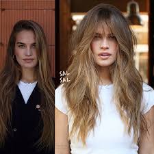 Long hair with arched bangs. Long Layered Hair With Side Bangs Best Hairstyles And Haircut Ideas