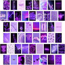 Check out this fantastic collection of purple aesthetic collage wallpapers, with 65 purple aesthetic collage background images for your desktop, . Amazon Com Cy2side 50pcs Purple Aesthetic Picture For Wall Collage 50 Set 4x6 Inch Neon Collage Print Kit Euphoria Room Decor For Girl Wall Art Prints For Room Dorm Photo Display Vsco Posters
