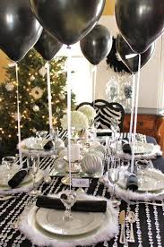 Curatedstyle New Year Table Party Tablescapes New Years Decorations