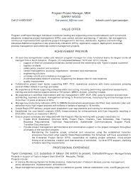 Your resume needs to be mean business. Program Project Manager Mba Garry Wood