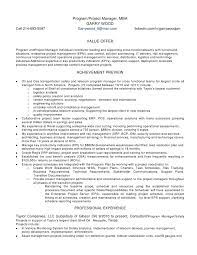A career objective helps your future employer understand your motivation as well as expectations from the job. Program Project Manager Mba Garry Wood