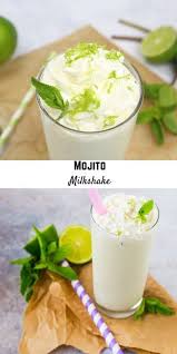 A Mash Up Of A Vanilla Milkshake And A Mojito This Mojito Milkshake Is Absolute Summer Perfection You L Milkshake Recipes Homemade Milkshake Coctails Recipes