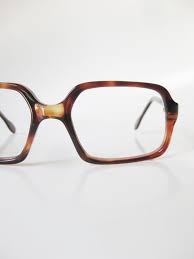 Vintage 1960s Glasses Boxy Tortoiseshell 60s Light Chocolate Brown Oversized Mens Womens Glasses 60s Mid Cent Mens Eye Glasses Vintage Eyeglasses Men S Optical