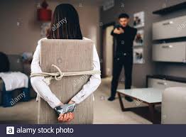 All about comfort, for over 100 years. Robber In Black Clothes Put The Gun To The Temple Of His Female Victim Tied With Rope And Tape To The Chair Robbery At Home Maniac Penetrated The Ap Stock Photo