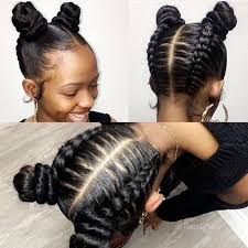 Braids (also referred to as plaits) are a complex hairstyle formed by interlacing three or more strands of hair. African Hair Braiding Protective Braiding Style Natural Hair Styles Hair Styles Hair