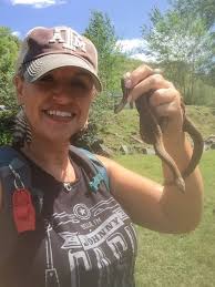 Queen snake spotted in Louisville creek