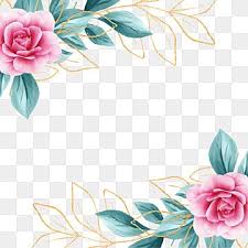 Download now 10 gambar daun vektor png gratis untuk desain vektor anda. Frame Rose Continental Png Transparent Background Simple European Border Roses Images Vecto Flower Png Images Floral Border Design Watercolor Flowers Border