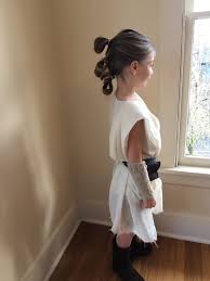 Galactic Glitter Easy 30 Minute Rey Costume Tutorial Star Wars Party Costume Star Wars Halloween Costumes Star Wars Costumes Diy