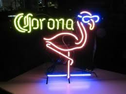 New Corona Pink Flamingo Neon Sign Bar Pub Gift Light Lamp 20 X16 Ebay