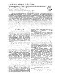 Brucia più calorie a riposo! Pdf Nutritional Evaluation Of Cookies Enriched With Different Blends Of Spirulina Platensis And Moringa Oleifera Leaves Powder