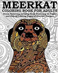 Page d'accueil des contenus éditoriaux loisirs actualités famille royale sports. Amazon Com Meerkat Coloring Book For Adults Stress Relieving Coloring Book Featuring 40 Paisly And Henna Coloring Pages Of Meerkat Designs 9781535470421 Coloring Books Now Books