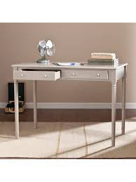 Buy leick laurent writing desk: Southern Enterprises Janice 2 Drawer Wood Writing Desk Gray Office Depot