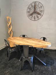 Tavolo Stile Industriale Ovale In Legno Offerta Online Prezzo Sconto 30 Asse prolunga:truciolare e fibra di legno con strato di riempimento in cartone a nido d'ape (100% carta riciclata), impiallacciatura di faggio. tavolo stile industriale ovale in legno di recupero e gambe in ferro a stella rendez vous