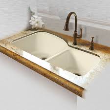 double basin undermount cast iron