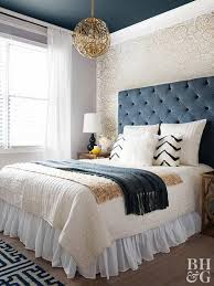 Valued For Its Neutrality Weighty Presence And Classic Meets Comfy Associations Navy Blue Is A Versatile Hue Tha Remodel Bedroom Bedroom Design Gold Bedroom