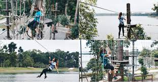 Enter new zealand's most exciting forest. Forest Adventure We Tried This Treetop Obstacle Course At Bedok Reservoir With Zip Lines Over Water