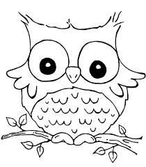 Free Owl Coloring Pages For Kids