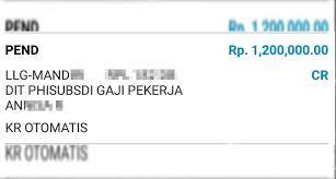 Hal tersebut diketahui berdasarkan peraturan menteri ketenagakerjaan nomor 16 tahun 2021 tentang pedoman pemberian bantuan pemerintah berupa subsidi gaji/upah. Subsidi Gaji Tahap Iii Cair Ini Respon Pekerja Di Sukabumi Yang Sudah Ditransfer Rp 1 2 Juta