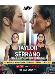 Score Card Amanda Serrano Y Taylor