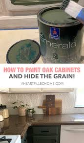Diy· kitchen· kitchen renovation· renovation. How To Paint Oak Cabinets And Hide The Grain Orc Week 5 A Heart Filled Home Diy Home Decor