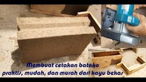 Batako yang dipakai dalam konstruksi yang memikul beban, dipasang ditempat yang tidak terlindung dari cuaca luar. Cetakan Batako Dari Kayu
