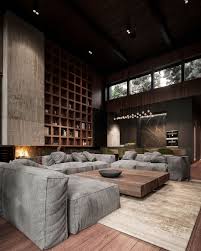Warm And Dramatic Interior Design Roma House Design By Buro511 Studio Tag An Architect Minimalism Interior Masculine Living Rooms Minimal Interior Design
