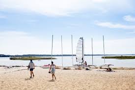 Location Mobil Home Cosy Clim 3 Chambres 6 7 Pers Au Camping Au Lac De Biscarrosse Palmiers Ocean