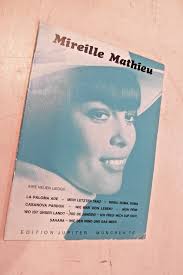 Old Notes Mireille Mathieu Her New Songs La Paloma Ade Casanova Pardon Etc.