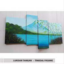 Ribuan contoh gambar lukisan terbaik dan keren keren Hiasan Dinding Lukisan Pemandangan Alam Timbul Minimalis Lazada Indonesia