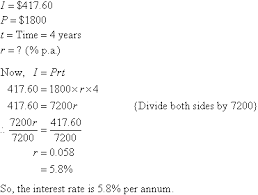 If you don't want to do the the rate in simple interest refers to rate of interest of loans or rate at which you have lent money to someone or invested your money in any. Calculating The Interest Rate