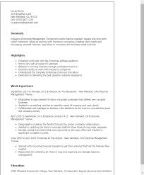 Enterprise Management Trainee Resume Template Best Design Tips Myperfectresume