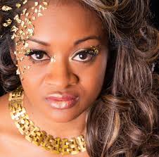 Remember to be awesome today! 👑 Emily Dangwa Artist 💄 Christie Marie Van  Zyl 📸 Jo-Anne Brand Photography #artist #cover #album #emilydangwa #gmnam  #graftobianmakeup #namibia #makeupartistry #makeupartists #gold #flakes  #dust #pigments