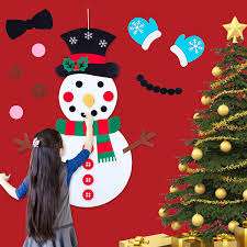 Maybe you would like to learn more about one of these? Amazon Com Minetom Felt Christmas Snowman For Toddlers 30 Pcs Cute Christmas Ornaments Kit With Hook And Loop Nativity Set Crafts Gifts For Kids Diy Christmas Home Door Classroom Hanging Wall Decorations Home