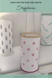 Deko Diy Idee Laternen Aus Stoff Fur Garten Und Balkon Mamahoch2 In 2020 Laterne Kinder Laterne Laternen Basteln