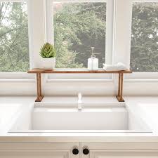 bamboo sink shelf countertop organizer