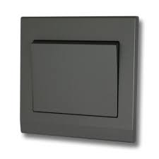 Retrotouch Simplicity Mid Grey Light Switch 3 Gang Modern Light Switches Light Switches And Sockets Light Switch